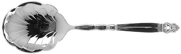 Royal Danish (Sterling, 1939) Oversize Casserole Spoon with Stainless Shell Bowl