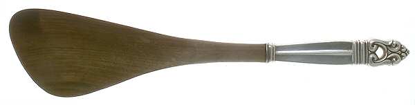 Royal Danish (Sterling, 1939) Salad Serving Spoon with Wooden Bowl