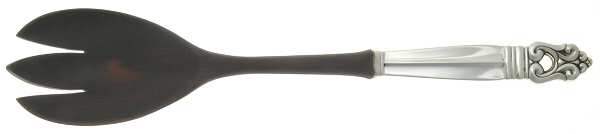 Royal Danish (Sterling, 1939) Salad Serving Fork with Wooden Prongs