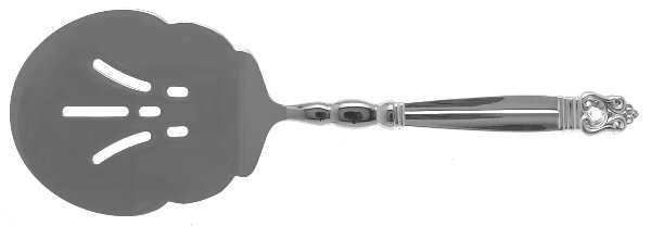 Royal Danish (Sterling, 1939) Flat Stainless Oversize Tomato Server
