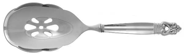 Royal Danish (Sterling, 1939) Pierced Casserole Spoon with Stainless Bowl