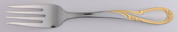 Romance Gold (Stainless, Gold Acct) Individual Salad Fork
