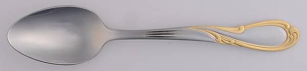Romance Gold (Stainless, Gold Acct) Place/Oval Soup Spoon