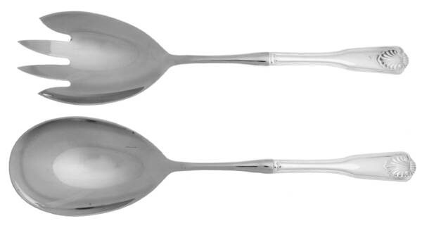 Royal Hill (Silverplate) 2 Pc Salad Set with Stainless Bowl