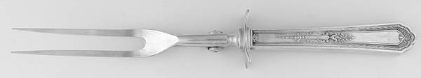 Romance (Silverplate, 1925) Large Stainless-Prong Roast Carving Fork
