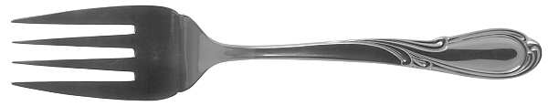 Romance (Stainless) Medium Solid Cold Meat Serving Fork