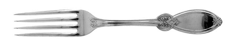 Roman I (Silverplate, 1865) Monogram Fork