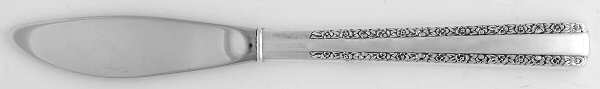 Romance (Sterling, 1970) Modern Hollow Butter Spreader (Stainless)