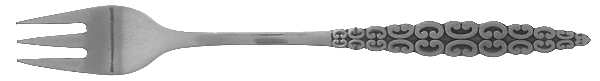 Romanesque (Stainless) Cocktail/Seafood Fork