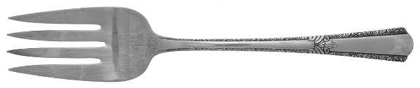 Royal Pageant (Silverplate, 1937) Medium Solid Cold Meat Serving Fork