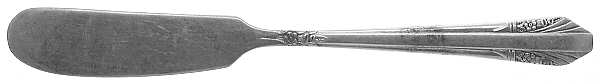Rosalind (Silverplate, 1938) Flat Handle Butter Spreader