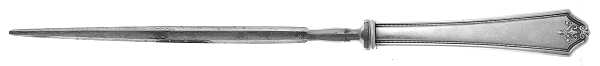 Rosalind-New (Sterling, 1921) Large Roast Steel Rod Knife Sharpener
