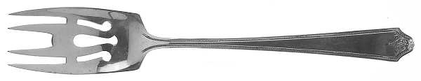 Rosalind-New (Sterling, 1921) Small Solid Cold Meat Serving Fork