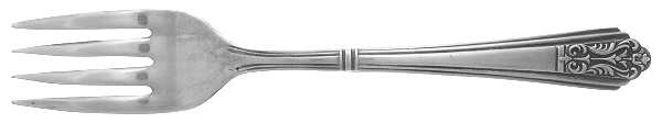 Royal Saxony (Silverplate, 1935) Individual Salad Fork