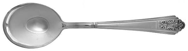 Royal Saxony (Silverplate, 1935) Round Bowl Soup Spoon (Gumbo)