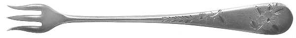 Rose (Silverplate, 1886) Cocktail/Seafood Fork