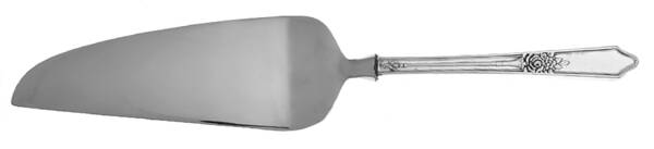 Rosedale I (Silverplate, 1933) Pie and Cake Server with Stainless Blade HC
