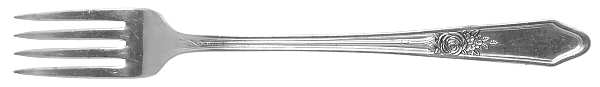Rosedale I (Silverplate, 1933) Grille Fork (Viande)