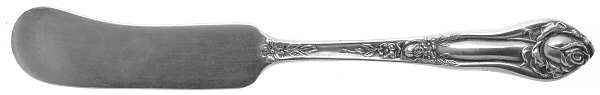 Rosedale II (Silverplate, 1913) Flat Handle Butter Spreader