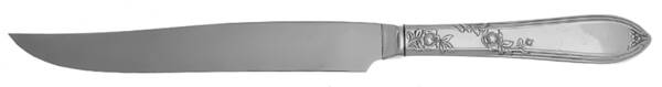 Rosemary (Silverplate, 1919) Large Stainless Blade Roast Carving Knife by International Silver
