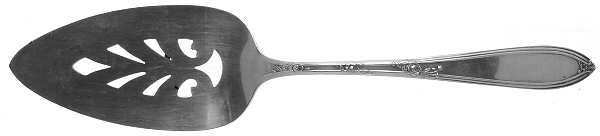 Rosemary (Silverplate, 1919) Solid Pierced Pie Server by International Silver