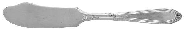 Rosemary (Silverplate, 1919) Flat Handle Butter Spreader by International Silver