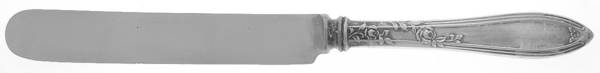 Rosemary (Silverplate, 1919) Blunt Solid Knife with Bolster