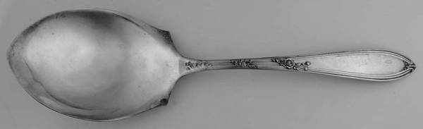 Rosemary (Silverplate, 1919) Solid Salad Serving Spoon by International Silver
