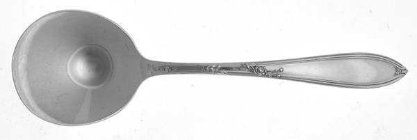 Rosemary (Silverplate, 1919) Round Bowl Soup Spoon (Bouillon)