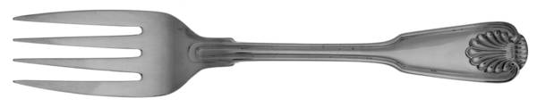 Royal Shell (Stainless) Medium Solid Cold Meat Serving Fork