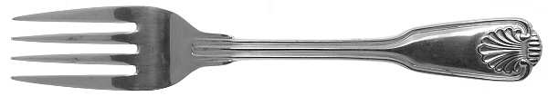 Royal Shell (Stainless) Individual Salad Fork