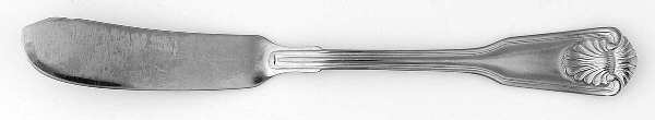 Royal Shell (Stainless) Flat Handle Master Butter Knife