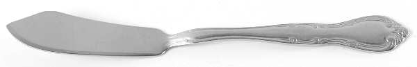 Rose Tiara (Stainless) Flat Handle Master Butter Knife