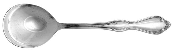 Roxanne (Silverplate, 1966) Round Bowl Soup Spoon (Cream Soup)