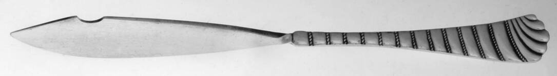 San Diego (Silverplate, 1889) Flat Twisted Handle Master Butter Knife