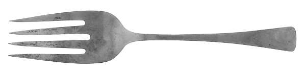 Salem (Sterling, 1928) Small Solid Cold Meat Serving Fork