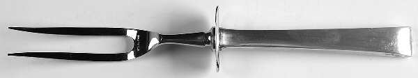Salem (Sterling, 1928) Small Steak Carving Fork with Stainless Prongs