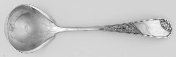 Saratoga-Angelo (Silverplate, 1883) Solid Gravy Ladle