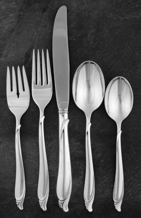 Sculptured Beauty (Sterling, 1957) 5 Piece Place Size Setting