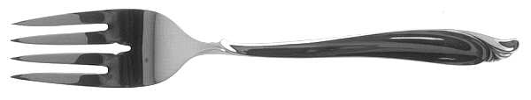 Sculptured Beauty (Sterling, 1957) Individual Salad Fork