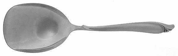 Sculptured Beauty (Sterling, 1957) Solid Smooth Casserole Spoon