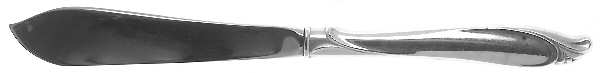 Sculptured Beauty (Sterling, 1957) Hollow Handle Master Butter Knife
