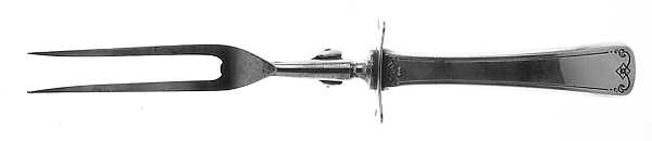 Sedan (Sterling, 1919) Small Steak Carving Fork with Stainless Prongs