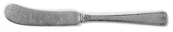 Sedan (Sterling, 1919) Flat Handle Butter Spreader