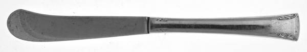 Serenity (Sterling, 1940) Hollow Handle Paddle Butter Spreader (Solid)
