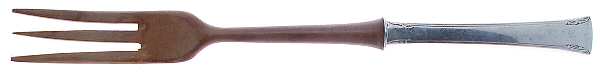 Serenity (Sterling, 1940) Salad Serving Fork Wooden Prongs