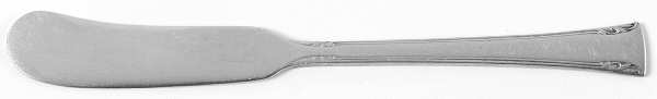 Serenity (Sterling, 1940) Flat Handle Butter Spreader