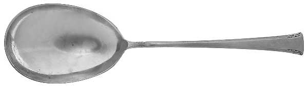 Serenity (Sterling, 1940) Solid Salad Serving Spoon
