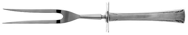Serenity (Sterling, 1940) Large Stainless-Prong Roast Carving Fork