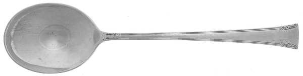 Serenity (Sterling, 1940) Round Bowl Soup Spoon (Cream Soup)